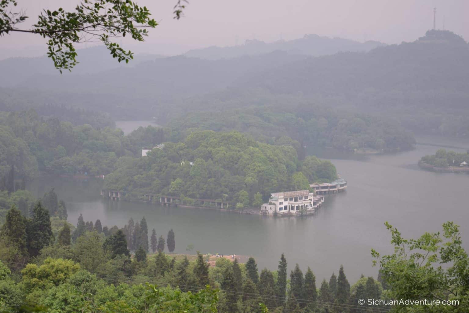 White Pagoda Lake in Sichuan