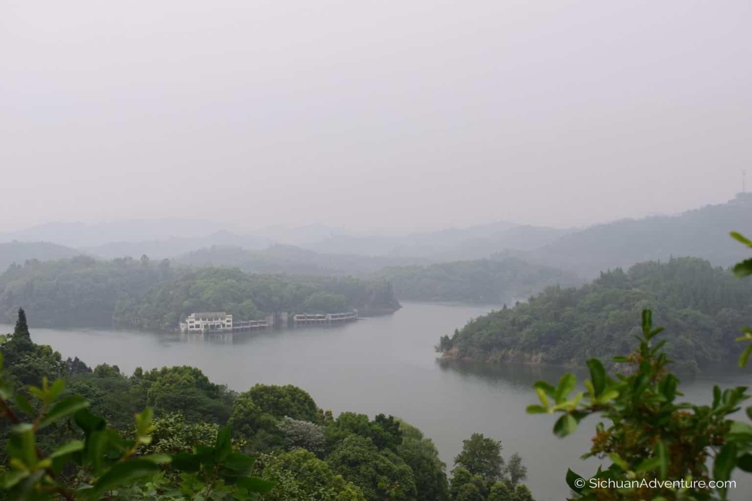White Pagoda Lake in Sichuan